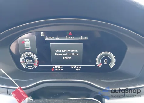 2023 Audi A5 Sportback Premium Plus 45 Tfsi S Line Quattro S Tronic z USA, uszkodzony, nr VIN WAUFACF52PA015824